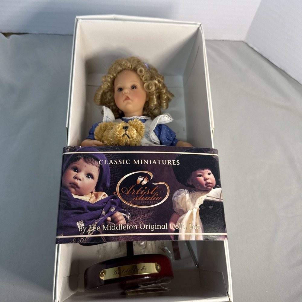 Lee Middleton Classic Miniatures Goldilocks Doll Reva Schick 9" NIB